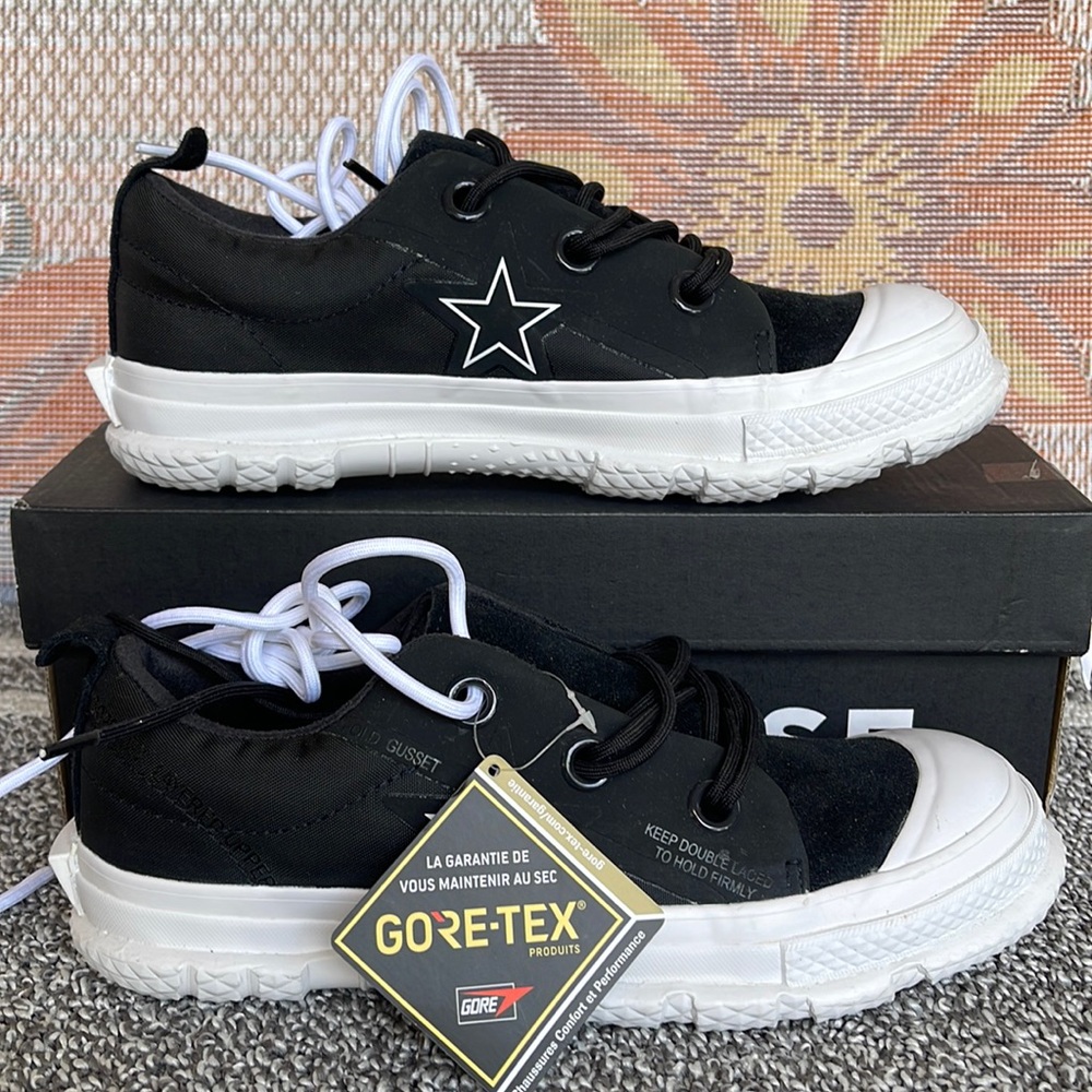 Converse WMNS 163178C
ONE STAR MC18 OX BLACK/WHITE/WHITE Sneakers - Picture 2 of 16